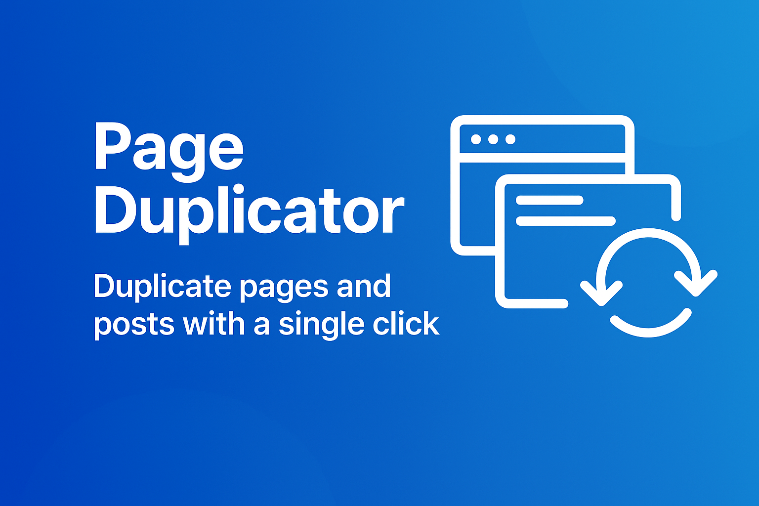 WordPress page/post duplicate